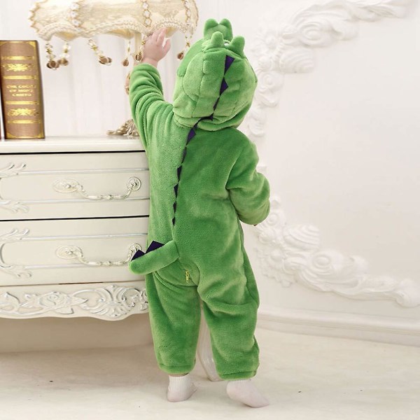 Reedca Toddler's Dinosaurie-dräkt för barn, söt huva-dräkt för halloween Dinosaur 0-3 Months