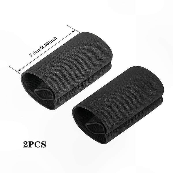 2-pakning elastisk mikrofonhylse for TX650/TX660, ideell for bryllupsvideografi og lydopptak Black