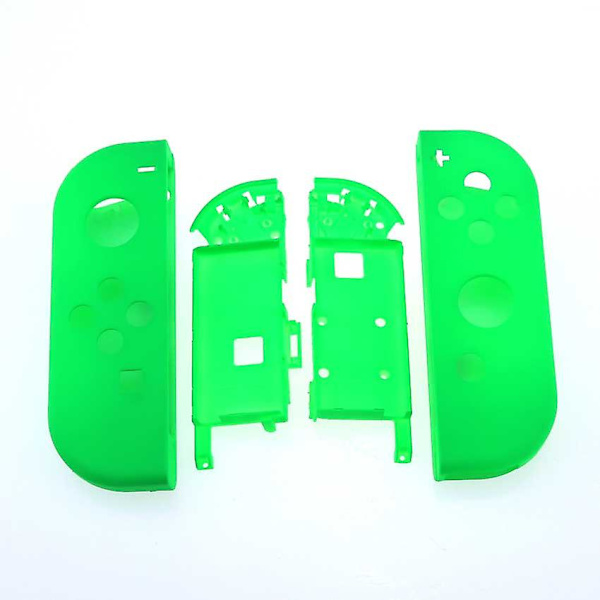 Yuxi plast venstre høyre hus skall deksel erstatning for Nintendo Switch NS NX Joy Con JoyCon kontroller beskyttelsesetui Green