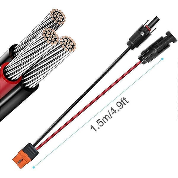 [LCS]EcoFlow DELTA 2/Max (2000) Solarkonnektor til XT60i Adapterkabel As Shown