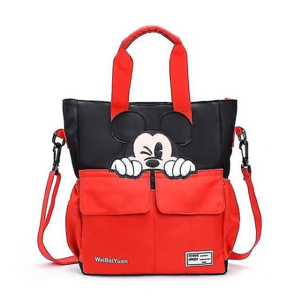 Disney Musse Pigg Skolväska - Väska Canvas's Messenger Shoulder Bag（26x31x9cm）