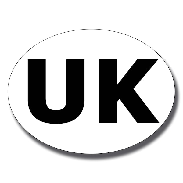 Britisk nummerplade sticker | Stickers For Europe (nummerplade sticker)