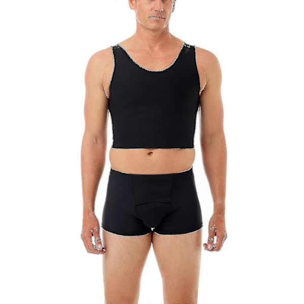[LCS] Kompresjons-brystbinder topp Black S