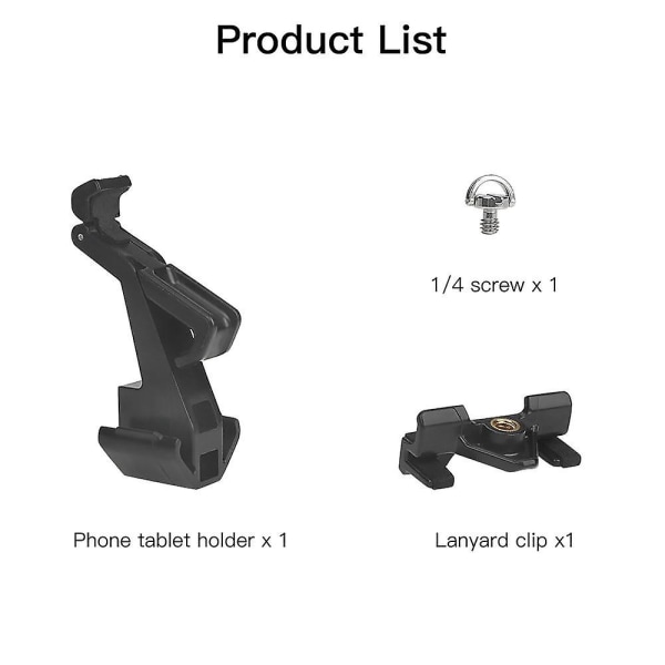 Mini 2 fjärrkontrollhållare telefon surfplatta fäste stativ stöd fäste clips för dji mavic 3/air 2s/mini 2/air 2 tillbehör Holder