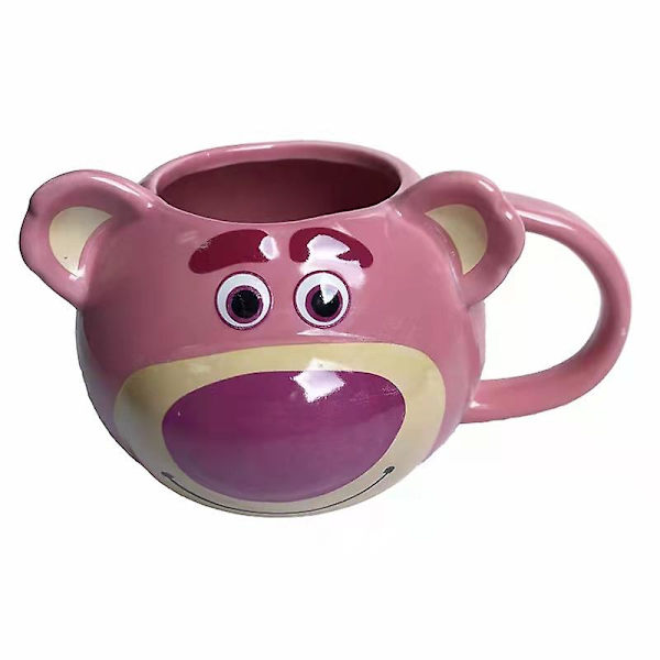 [LCS]3D Pink Bear Ceramic Mug
