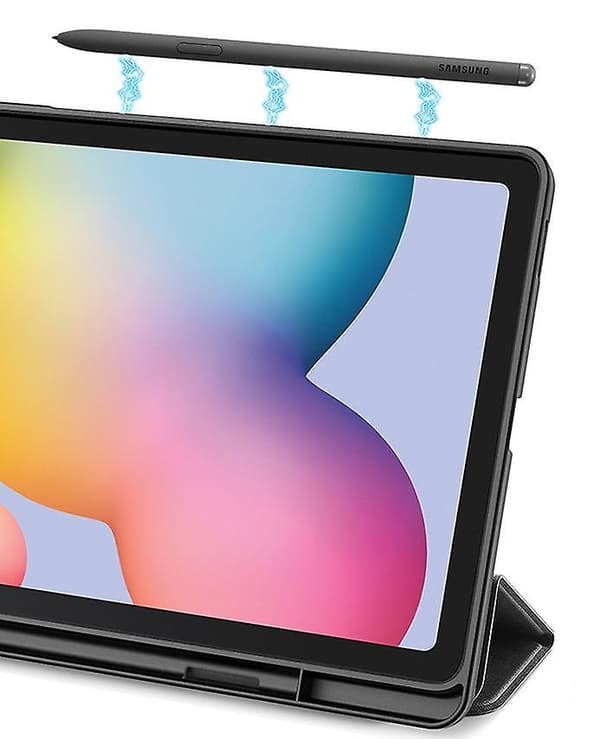 [LCS] Smart Case kompatibel med Samsung Galaxy Tab S7 11 tommer med blyantholder Pink