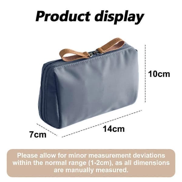 Nylon Sminkepung Veske Organizer Reise Kosmetikk Organizer for Kvinner Jenter