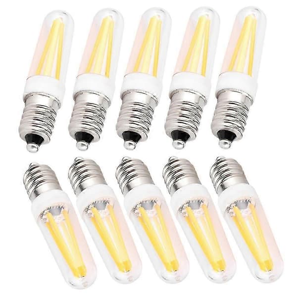 10 stk. Mini dæmpbar E14 LED-pære 3W AC til hjemmebilskab Hotelbelysning
