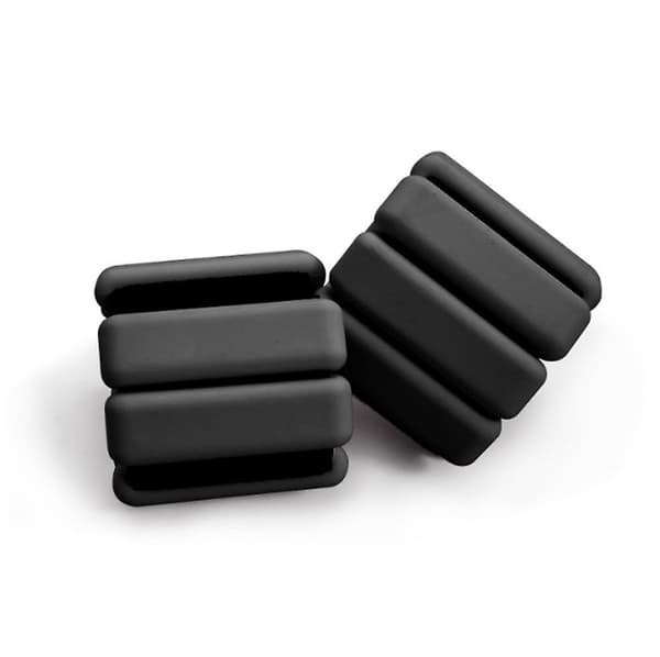 [LCS] Sæt med 2 justerbare håndleds- og ankelvægte, 0,5 kg Black