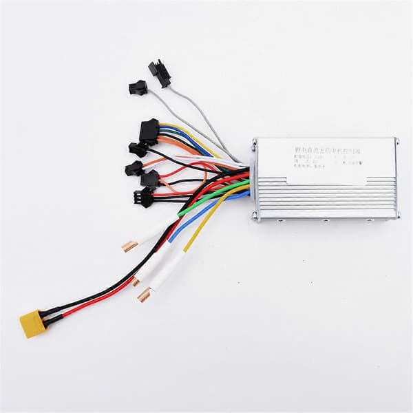 [LCS]48V 25A 1200W JP Børsteløs DC Motor El-Scooter Cykel Controller Enkelt Drev Motor Controller Silver
