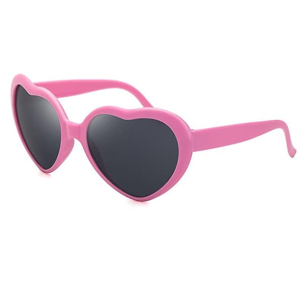 [LCS]2 stk. Kærlighedsbriller om natten Hjerteformede bliver til kærlighed Specialeffektbriller Pink