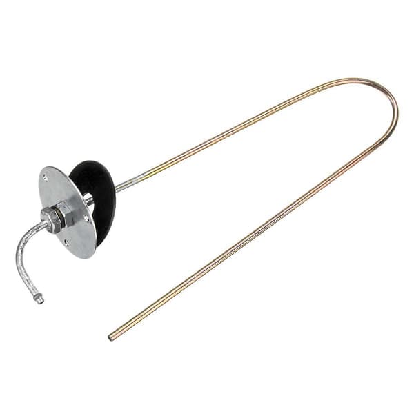 [LCS]2X Bilbränsletank Stålrör Metall för Värmare 60cm Lång Od5mm Silver