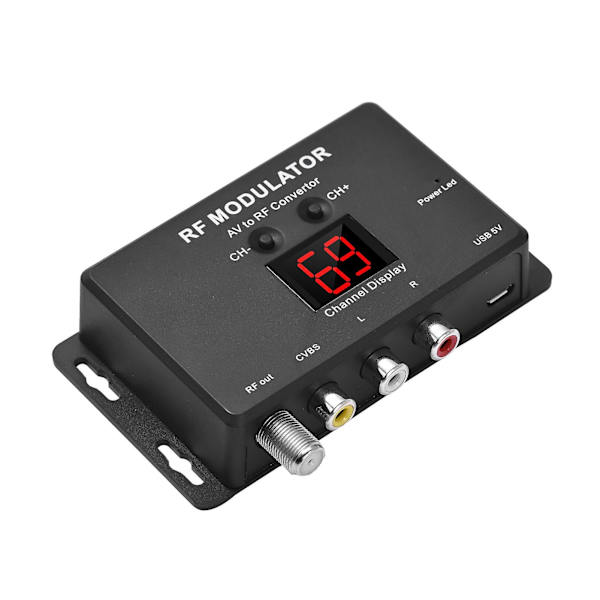 [LCS][KK] M60 RF-modulator AV til RF-konverter black