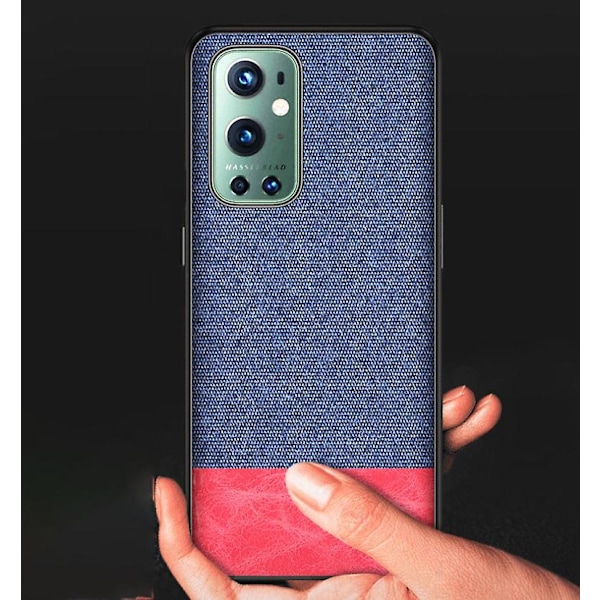 Kangaskotelo OnePlus 9 Pro -puhelimelle Red Blue