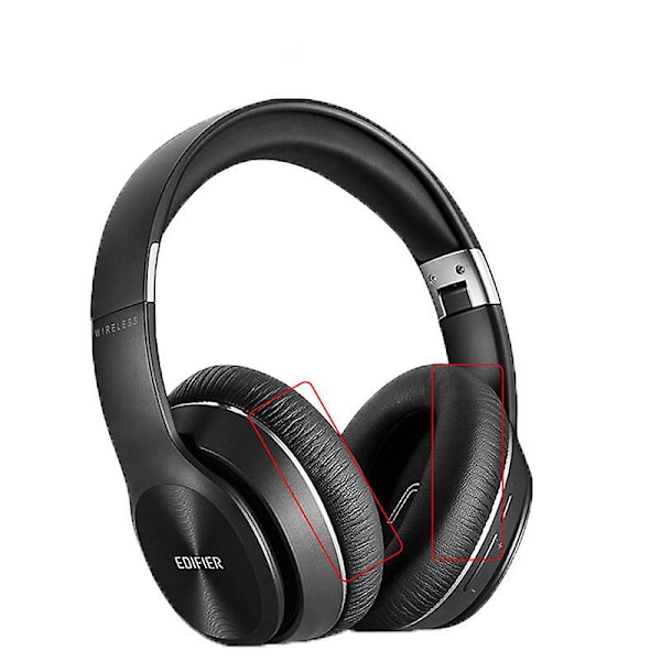 Ersättningsöronkuddar för Edifier W820bt/ Edifier W828nb Bluetooth-hörlurar Earpads with Headband Black
