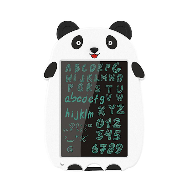 LCD-kirjoitustaulu, 8,5 tuuman piirustustaulu lasten taulut piirustelulauta Black And White Panda