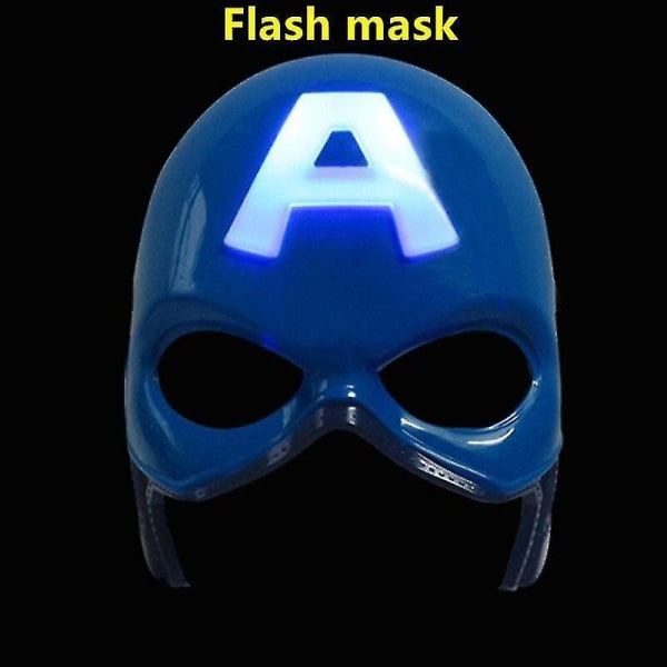 Child Avengers Superhjälte Spiderman Hulk Iron Man Wolverine Cosplay Mask / Halloween Pojkar och Flickor Party Cartoon Mask Present 5