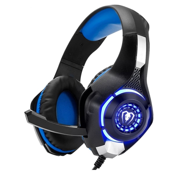 Gaming Headset Med Mikrofon Blue