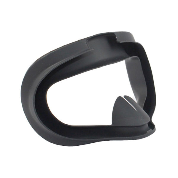 Silikon ögonmask skyddsdyna för Oculus Quest 2 VR headset, andningsbar anti-svett ljusblockerande ögonskydd för Oculus Quest2 Black