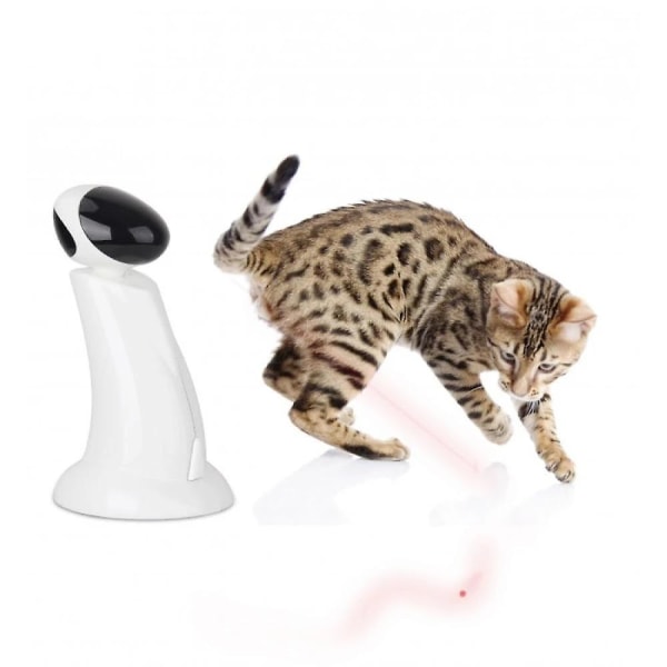 Cat Toy Laser Beam Interactive Robot Pointer Toys Pet Kitty Kul Allt för tassar