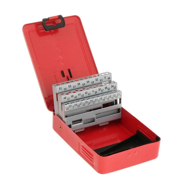 [LCS] Twistborbitsetui Borebitsdispenser Organizer, Metal, Tilbehør 60 Slots