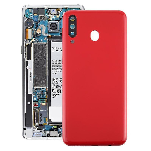 Batteri Bakdeksel for Galaxy M30 SM-M305F/DS, SM-M305FN/DS, SM-M305G/DS (Rød)