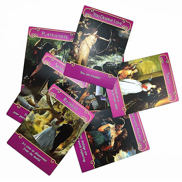 Engelsk The Romance Angels Oracle Kortstokk Mystisk Tarot Ca