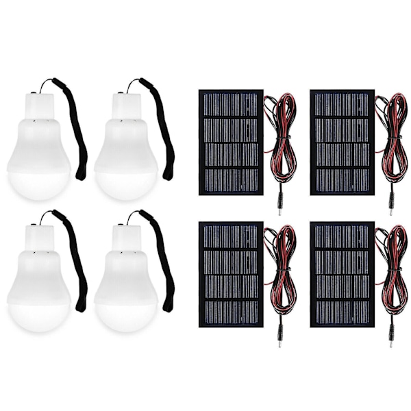 [LCS] Solar Utendørs Telttlys Campinglampe B 4PCS