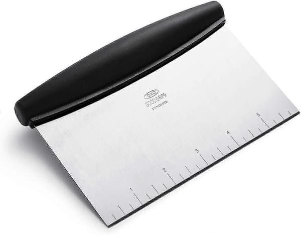 Multifunktionsskraber og -hakker - rustfrit stål, 2 stk., sølv/sort