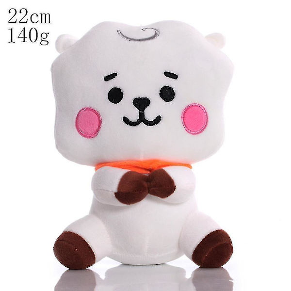7 st Kpop Bts Plyschleksak Söt Mjuk Docka Fylld Figur För Fans