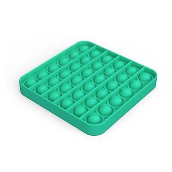 Push Bubble Sensorisk Voksen Og Børn Stress Relief Firkantet Legetøj Green