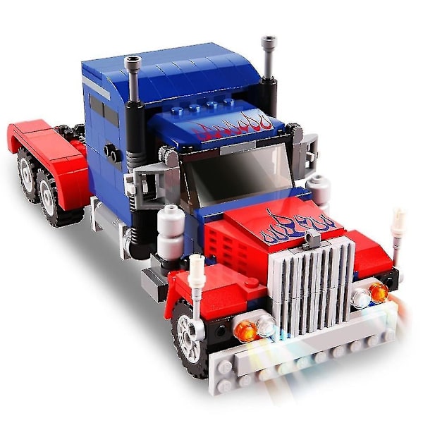 Optimus Prime Byggklossar Transformers Pussel Mikro 3d Figur
