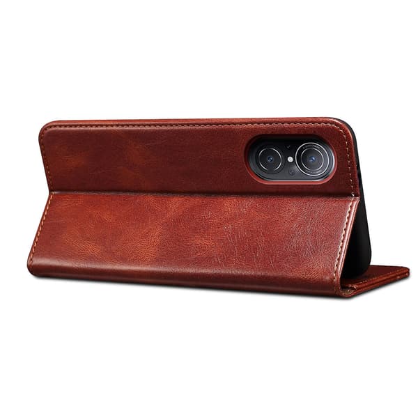 [LCS]Läderfodral kompatibelt med Huawei nova 9 SE Brown
