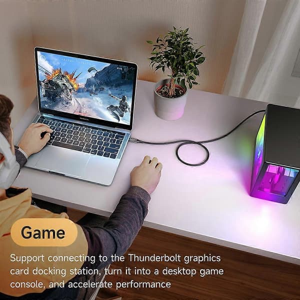 [LCS]MCDODO CA-2990 1.2m USB4.0 Type-C til Type-C Kabel 240W Hurtiglading Nylon Flettet Ledning