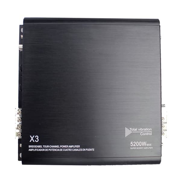 [LCS]Bilstereo 2-kanalsförstärkare 5200W effekt Termiskt skydd Enkel installation