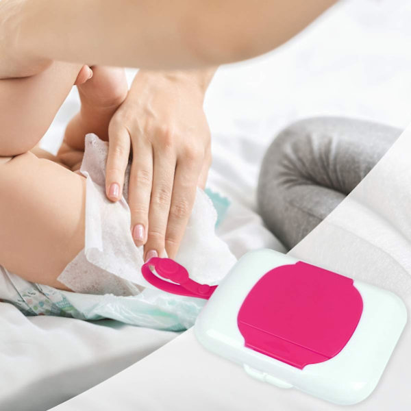 Våtservettsbox Baby Våtservetter Dispenser Hållare Våtservetter Bärväska För