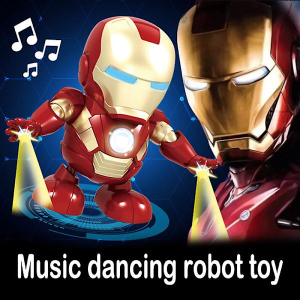 Avenger Elektrisk Dansende Iron Man Robot Hulk