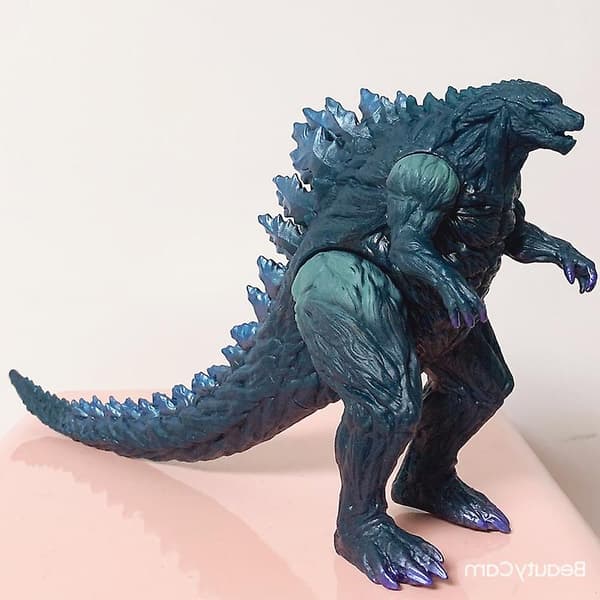 [LCS]16cm Godzilla 2 Magic Star Dinosaur Monster Earth Godzilla Blå Actiondocka Barnleksak