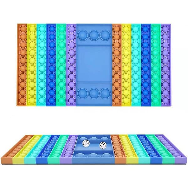 [LCS] Stor Fidget Toy Spilleplade til Børn Rainbow