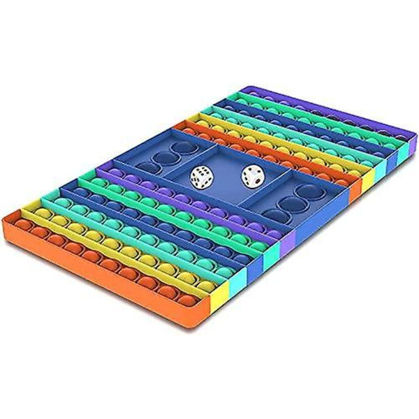 Stora pop-spel fidget leksaker, dubbelspelare tryck bubbla schackbrädesleksak