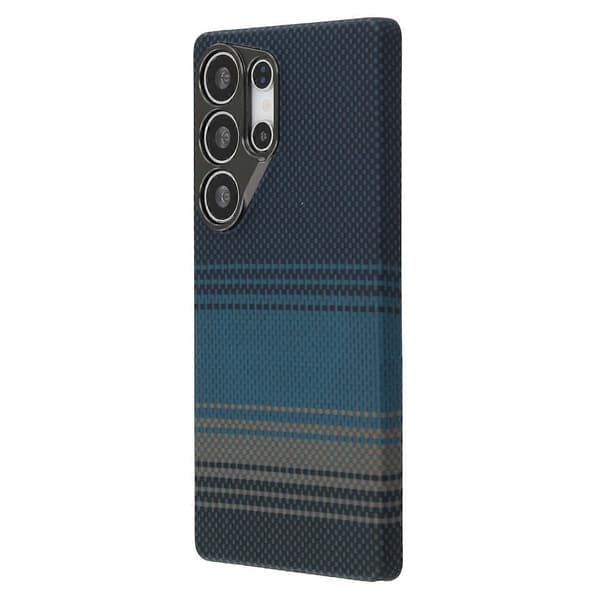 [LCS]Kompatibel med Galaxy S25 Ultra Mobilskal Multicolor Blue Floating Weave
