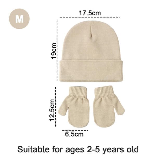 Småbarnsmössa Baby Pojkar Flickor Mössor Barn Stickade Vinterhattar