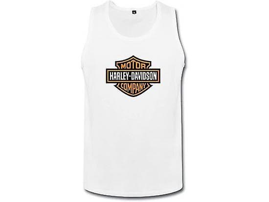 Demai Menn 100% Bomull Harley Davidson Jersey Tank T-skjorter L M