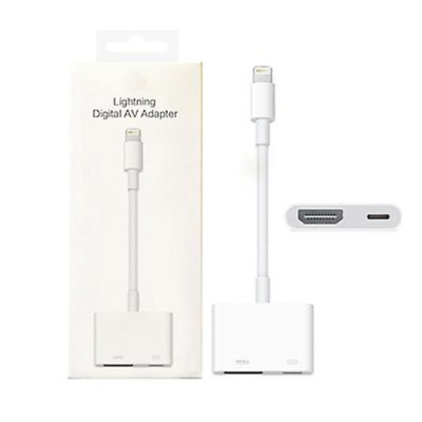 Lightning–HDMI-näytönpeilauskaapeli, tukee IOS 12/13 -käyttöjärjestelmiä