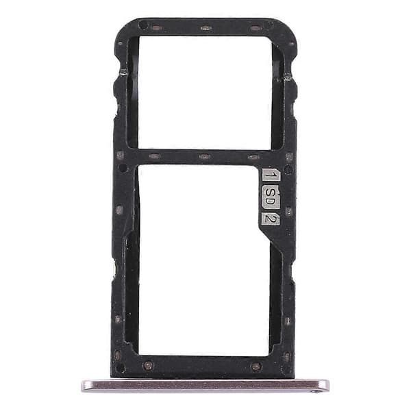 SIM-kortsfack + SIM-kortsfack / Micro SD-kortsfack för Asus Zenfone 5 ZE620KL Silver