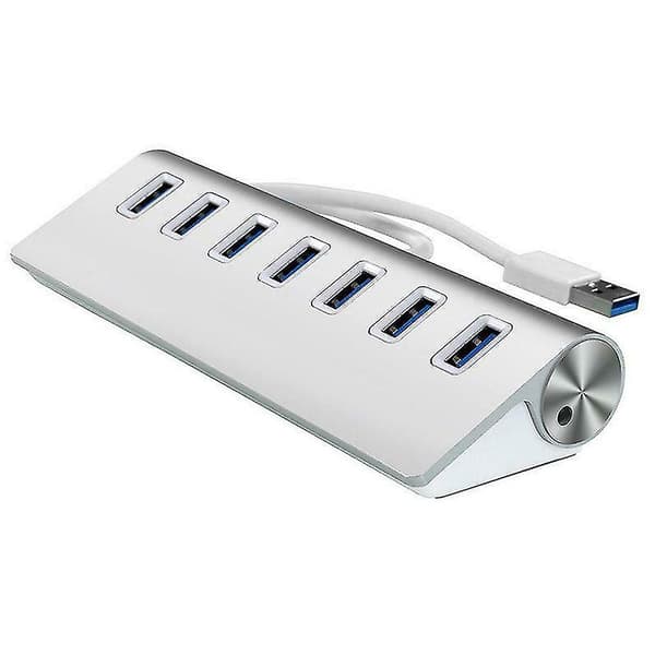 [LCS] Porte Usb 3.0 Hub Splitter Strømadapter Kompatibel med Pc Bærbar Stationær