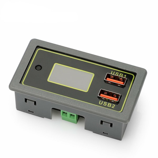 12v 24v dubbla USB dc led digital display bil fordon voltmeter batteri monitor