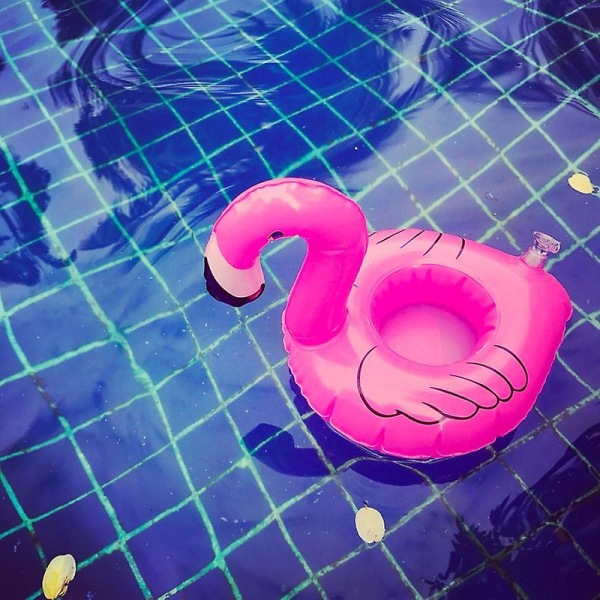 Uppblåsbar Mugghållare Kärlek/regnbåge/rund Flytande för Pool Inflator