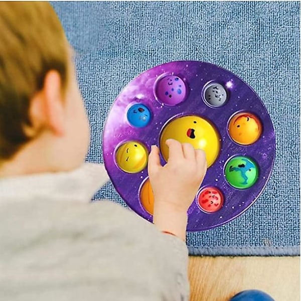 Otte Planeter Push Pop Pop Boble Fidget Legetøj type4