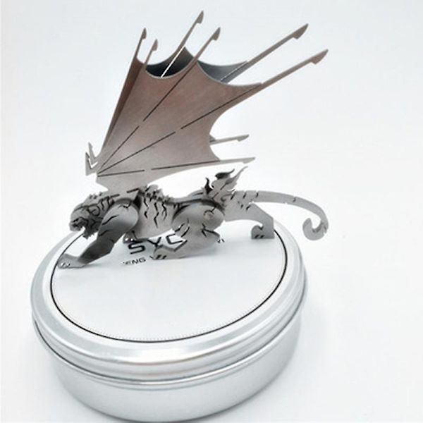 3D Metallpussel DIY Modellbyggsats Monteringsbara Rostfria Stål Ornament För Barn Vuxna J